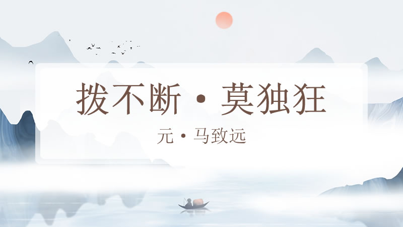 拨不断·莫独狂